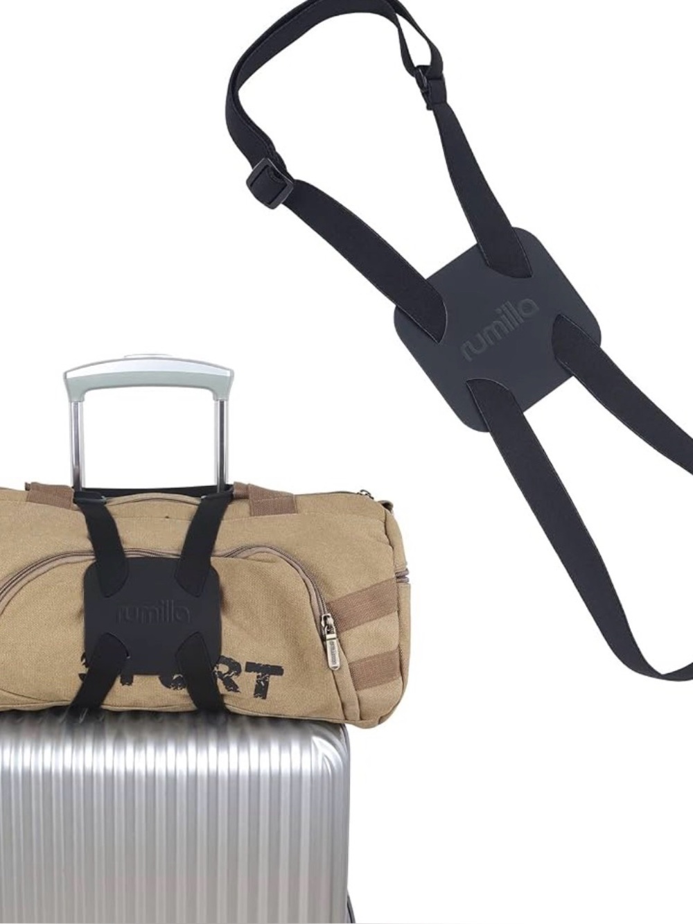 RUMILLA - Luggage Straps Bag Bungee. Luggage Straps Suitcase Adjustable Belt.NWT